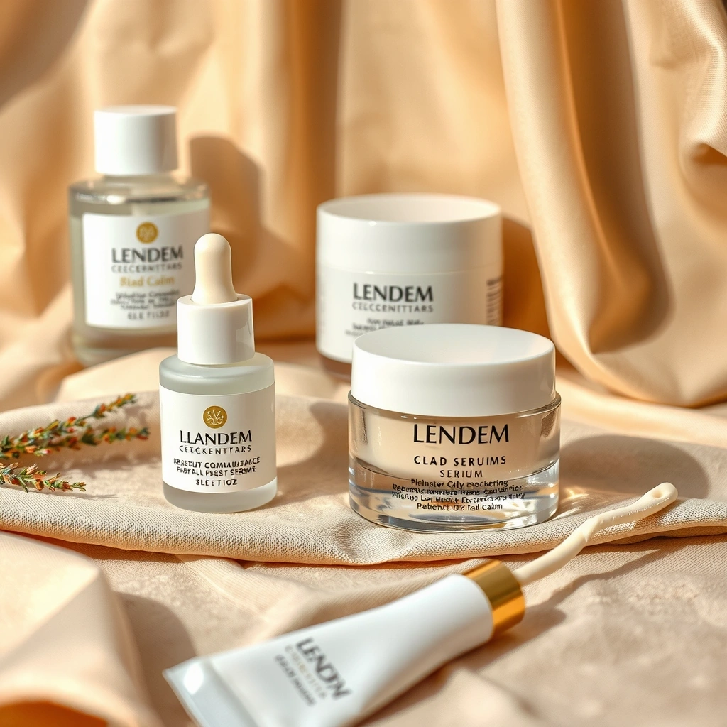 Women's face care products hero